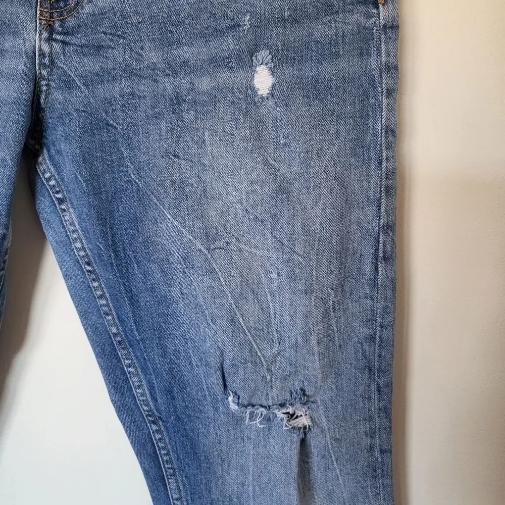 Zara Relaxed Fit High-Rise Jeans Women 10
